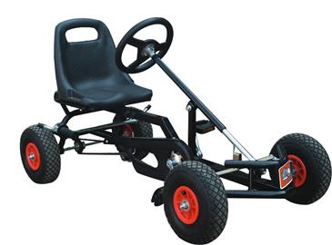  MegaLeg Pedal Gokart BlackPower til børn 5-12 år