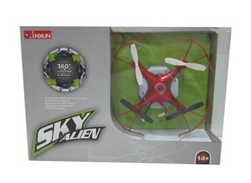 Sky Alien Fjernstyret 4 Kanals Micro Drone 2.4Ghz-12