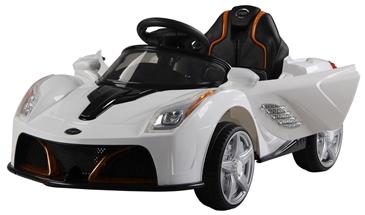 Speedcar ELBil til Børn 12V Hvid m/fjernbetjening