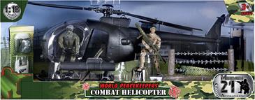 World Peacekeepers 1:18 Kamp Helikopter inkl. 2 figurer-2