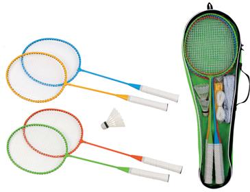 Badminton komplet sæt til 4 spillere