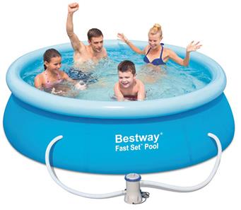  Bestway Fast Set Pool 244x66cm m/filter pumpe