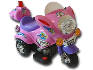 EL Børne Motorcykel Politi, Pink