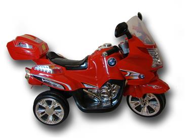 EL Børne Motorcykel  Super Moto Rød