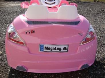 EL Børne bil Seven High Speed 6V Pink m/fjernbetjening, -13