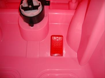 EL Børne bil Seven High Speed 6V Pink m/fjernbetjening, -16