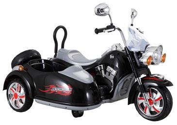 EL Motorcykel med sidevogn til Børn 12V