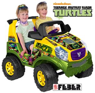 Feber EL Ninja Turtles Sports Car 12V