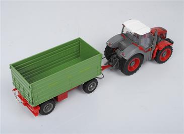 Fjernstyret Traktor med høj trailer 1:28 -6