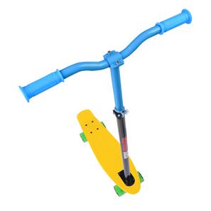 Maronad Retro Minicruiser Skateboard + Maronad Stick Gul/Blå