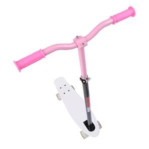 Maronad Retro Minicruiser Skateboard + Maronad Stick Hvid/Pink