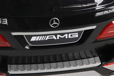 Mercedes ML63 AMG til Børn 12V m/2.4G fjernbetjening og Gummihjul/SORT-5