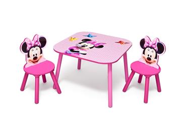 Minnie Mouse Bord og Stole Pink