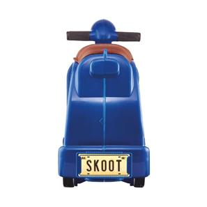 Skoot 2-i-1 Trolley Kuffert og køretøj med hjul til børn, Blå-4