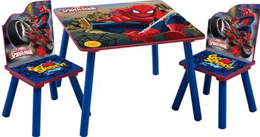 Spiderman bord med stole
