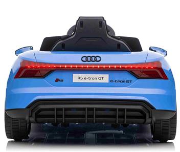 Audi RS E-tron GT elbil til børn 12v m/4xmotor, Gummihjul, 2.4G, lædersæde-5