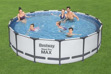  Bestway Steel Pro MAX Frame Pool 457 x 107 cm m/pumpe, stige m.v.-2