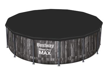  Bestway Steel Pro MAX Frame Pool 427 x 107cm m/pumpe,stige - Ny Model!-2
