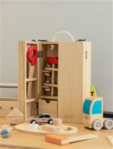 Classic World Træ Stor Værktøjskasse til børn (fra 3 år)-8