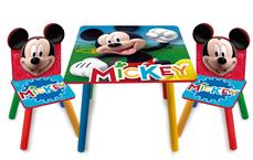Mickey Mouse Træ bord med stole