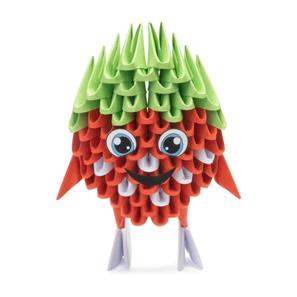 Origami 3D -  Jordbær-2