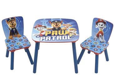 Paw Patrol Træ bord med stole-2
