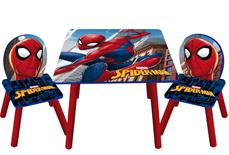 Spiderman Træ bord med stole