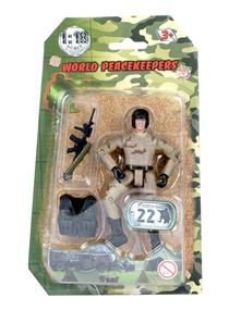 World Peacekeepers 1:18 Militær actionfigur Singepack 2E-2