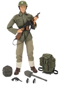 WW2 Allierede Infanterist Action Figur 30,5cm med tilbehør
